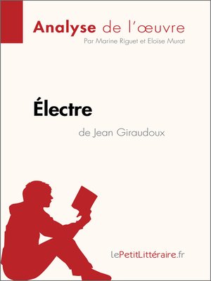 cover image of Électre de Jean Giraudoux (Analyse de l'oeuvre)